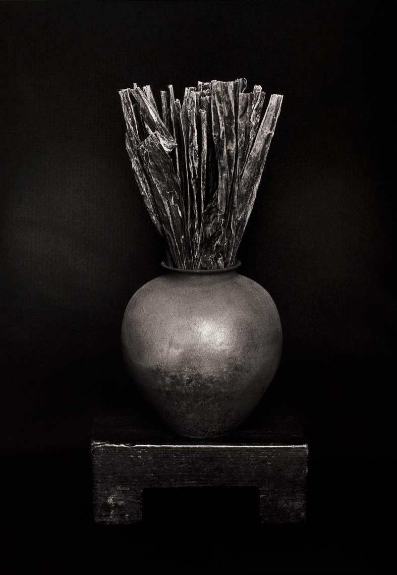 David Lebe; Food For Thought 11, 1992, black and white photograph
