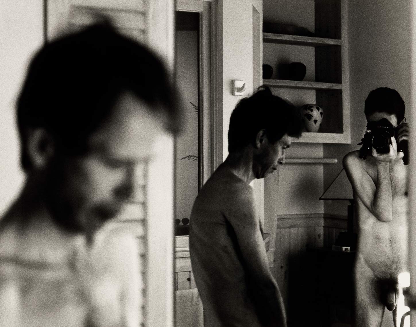 David Lebe; Morning Ritual 27, 1994, black and white photograph about living with AIDS