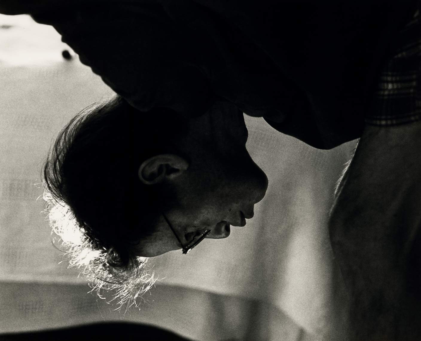 David Lebe; Morning Ritual 31, 1994, black and white photograph about living with AIDS