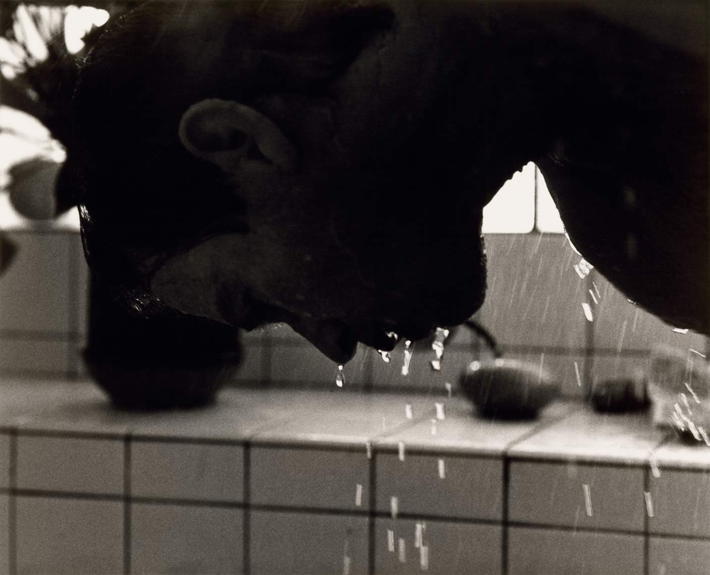David Lebe; Morning, Ritual 8, 1994, black and white photograph about living with AIDS