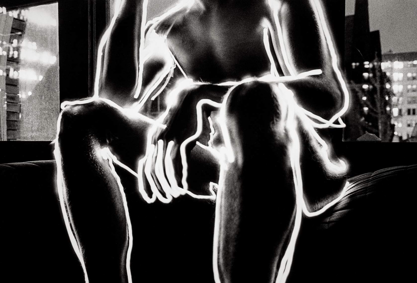 David Lebe; Paul Before 1981, male nude, light drawing, black and white photograph
